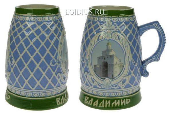Пивная кружка коллекционная Владимир 111-101 фото 1 &mdash; Egidius.ru