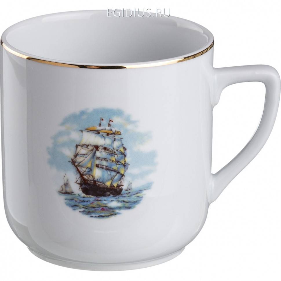 Кружка "корабль" 510 мл. 324-184 фото 1 — Egidius.ru