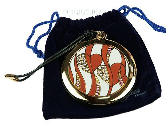 Зеркальце со стразами "LA GEER"  105-308 фото 1 — Egidius.ru