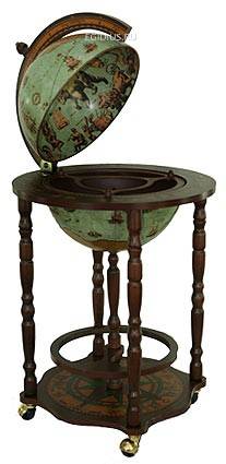 Глобус-бар напольный d=33см, 84см  100-017 фото 1 — Egidius.ru