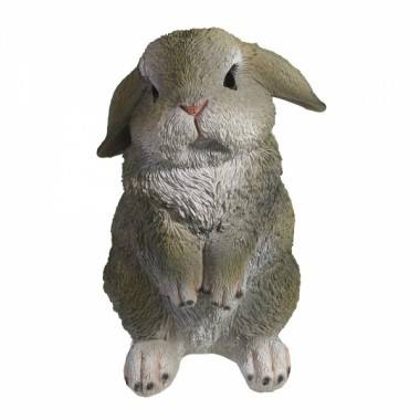 Фигура садовая &quot;Зайка Шуня&quot; (серый) L12W12H19 81-6768 — Egidius.ru