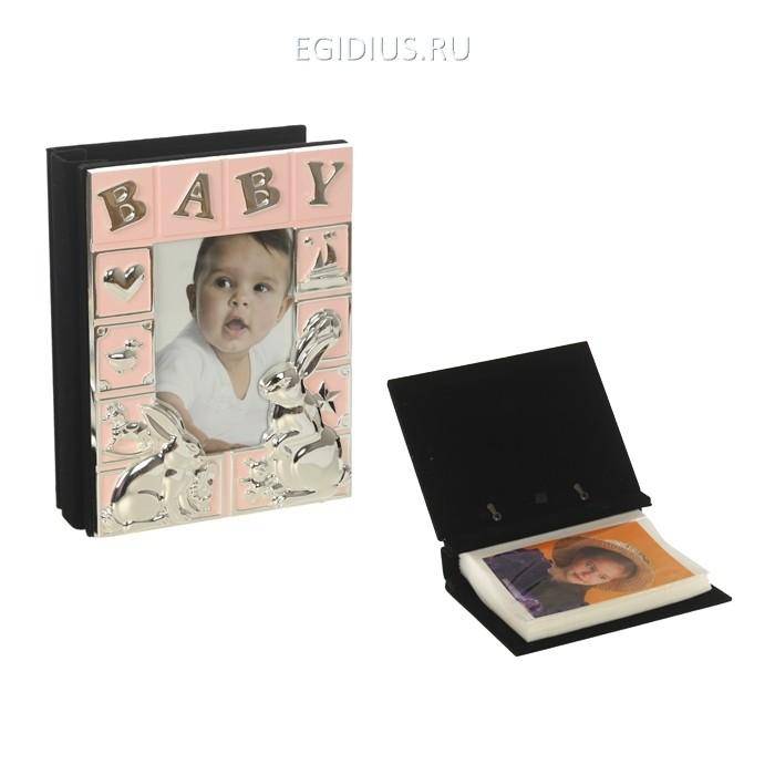 Фотоальбом на 80 фотографий 10х15 см с фоторамкой для 1 фото (10x15 см), 15х19х7 см 81-0103 фото 1 — Egidius.ru