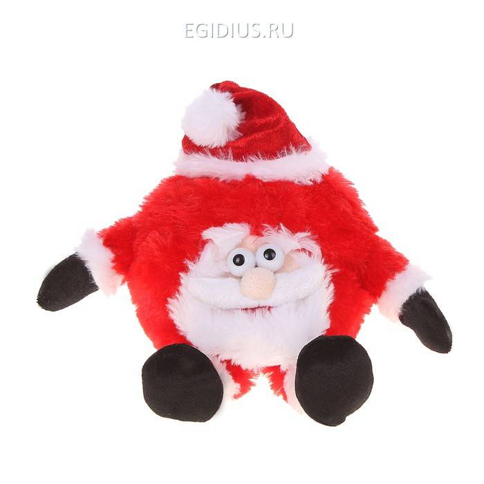 Мягкая игрушка механическая "Дед Мороз" хохотун  805-023 фото 1 &mdash; Egidius.ru