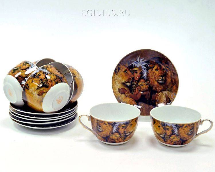12пр. Чайный набор  600-629 фото 1 — Egidius.ru