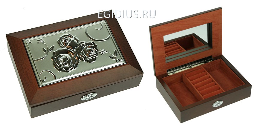 Шкатулка ювелирная "Moretto" 18*13*5см 110-245 фото 1 — Egidius.ru Шкатулка ювелирная "Moretto" 18*13*5см 110-245 фото 1 — Egidius.ru