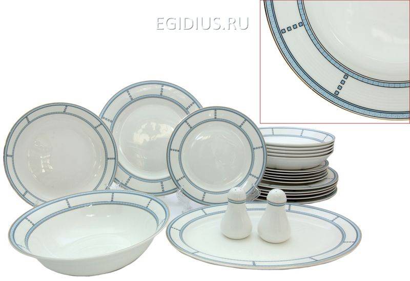 Сервиз столовый "Оксфорд"  22 пр. 600-203 фото 1 &mdash; Egidius.ru
