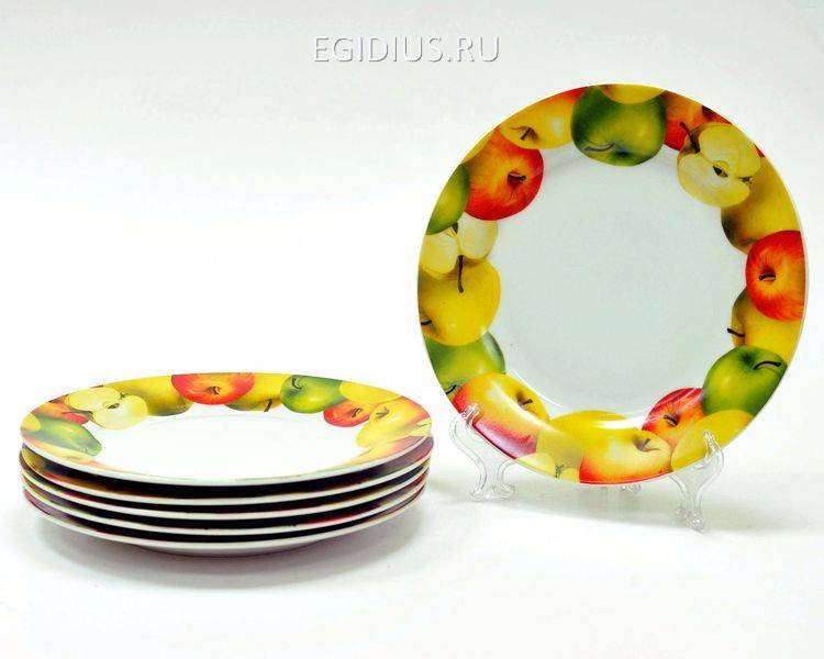 6пр. Набор тарелок 600-427 фото 1 — Egidius.ru