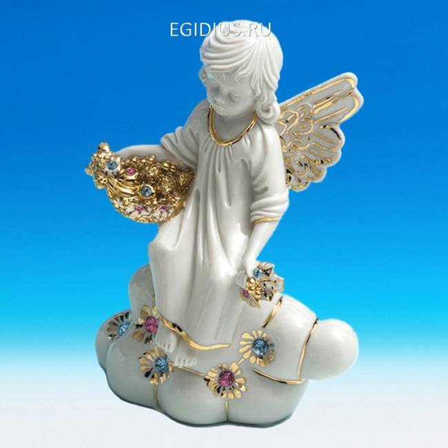 Ангел - зима  h.15cm 705-028 фото 1 — Egidius.ru