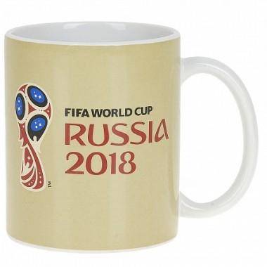 Кружка керамическая &quot;Чемпионат Мира FIFA 2018&quot; v=330мл.  406-150 — Egidius.ru
