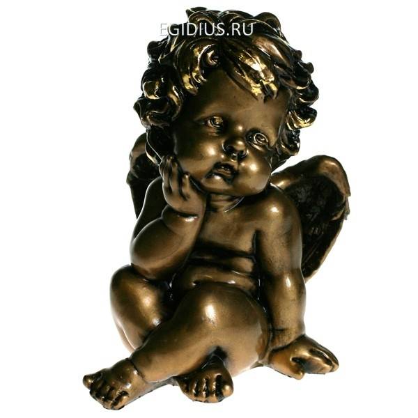 Садовая фигура Ангелочек 12,5х10х18 см 81-6294 фото 1 &mdash; Egidius.ru