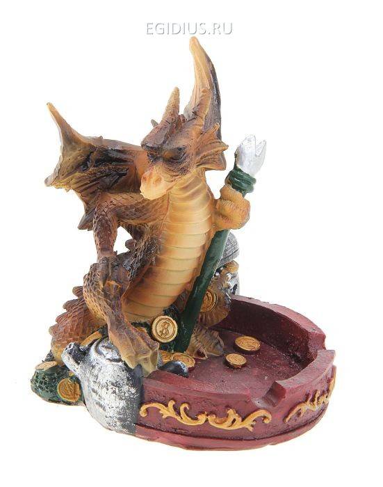 Декоративная подставка (пеп.) "Дракон" 802-305 фото 1 — Egidius.ru