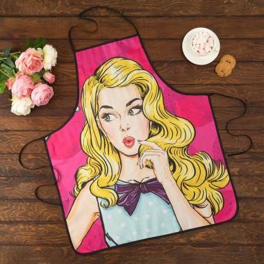 Забавный фартук Этель Love Life &quot;Красотка&quot; 70х80см, 100%пэ  800-375 — Egidius.ru