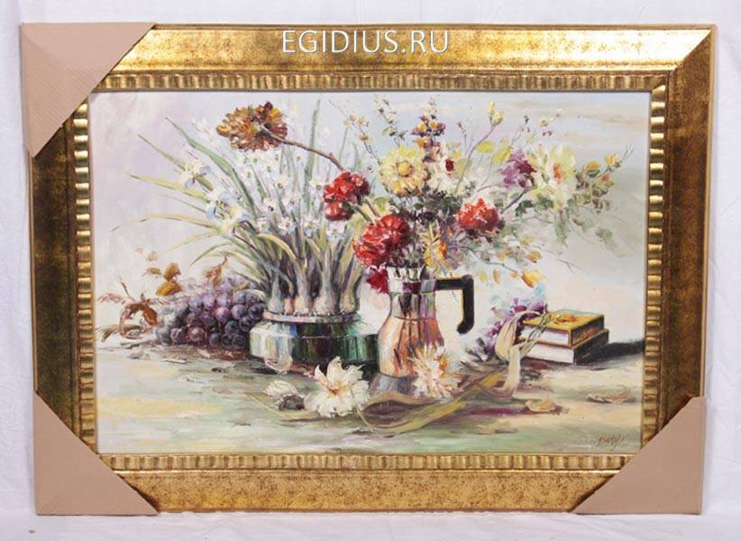 Картина "Цветы с виноградом" 319-227 фото 1 &mdash; Egidius.ru