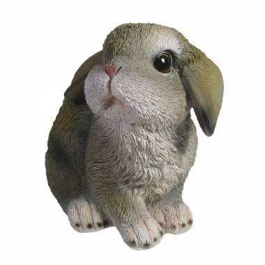 Фигура для дачи &quot;Зайка Тошка&quot; (серый) L16W11H15 81-6769 — Egidius.ru