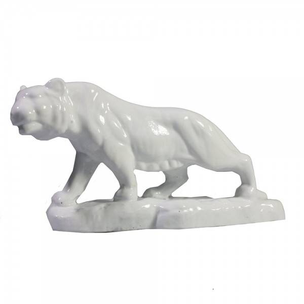 Фигура декоративная "Тигр" (белый глянец) 81-3063 фото 1 — Egidius.ru