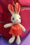 Брелок кролик 20см символ года 2023, для ключей, для сумки, кролик мягкая игрушка, на ключи, с кроликом, пушистый 4шт 281-453 фото 4 — Egidius.ru