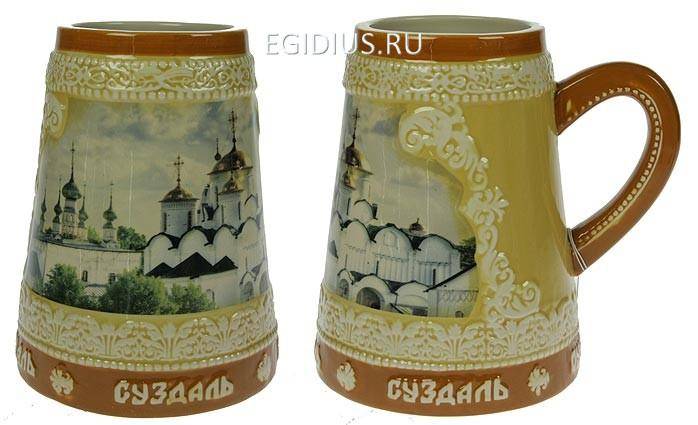 Пивная кружка коллекционная Суздаль  111-100 фото 1 &mdash; Egidius.ru