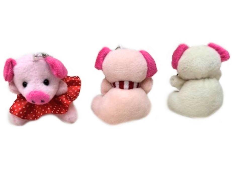 Мягкая игрушка-брелок Свинка S32  281-185 фото 1 — Egidius.ru