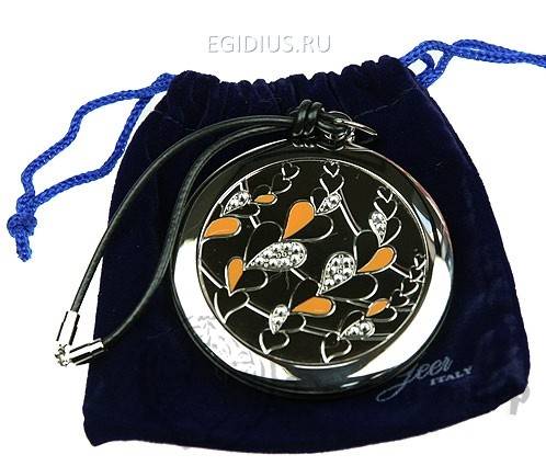 Зеркальце со стразами "LA GEER"  105-309 фото 1 — Egidius.ru