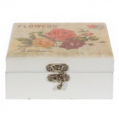 Шкатулка Розы, 11х11х5см 81-4954 — Egidius.ru