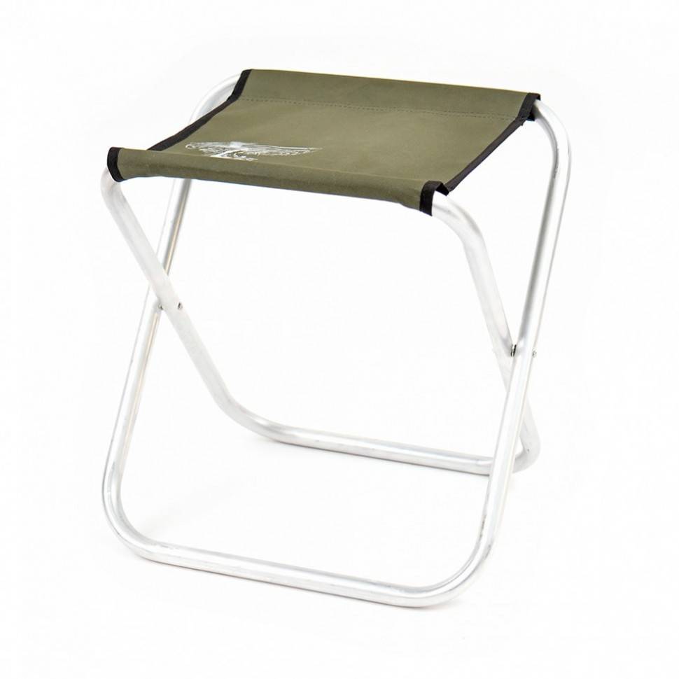 Табурет складной МАХ большой алюминий 41-0024 фото 1 — Egidius.ru