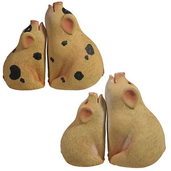 Набор из 2-х фигурок декоративных "Две свинки", L13W7H10.5, 2в. 82-0425 фото 1 — Egidius.ru