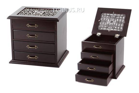 Шкатулка 21,5*18*20,5 см. 317-506 фото 1 &mdash; Egidius.ru