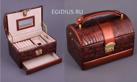 Шкатулка для украшений 21*14*15 см 317-163 фото 1 — Egidius.ru