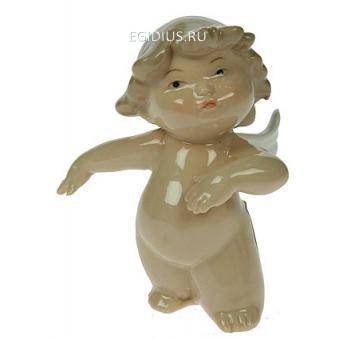 Статуэтка &quot;Ангелочек&quot;, фарфор 10см  113-012 — Egidius.ru