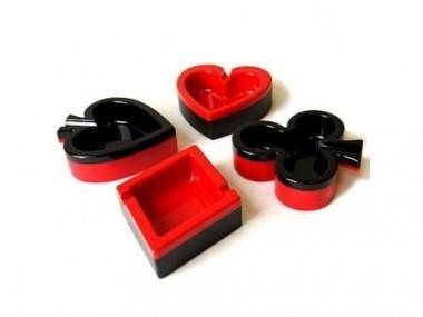 Набор пепельниц &quot;Покер&quot; 4-5-101 — Egidius.ru