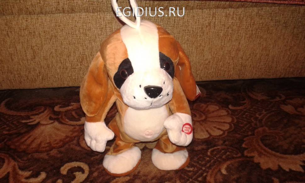 Поющая и танцующая игрушка Желтая собака-символ года 2018 PTS2 280-820 фото 1 — Egidius.ru