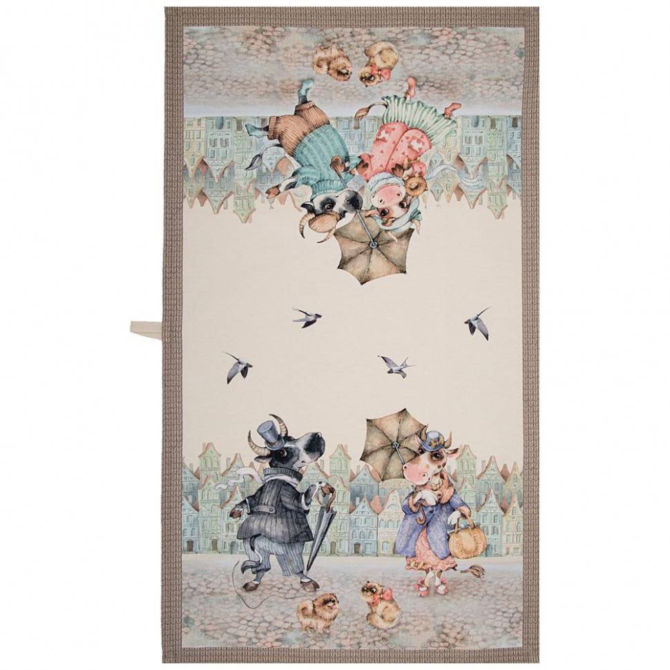 Полотенце "променад"40х70 см ,бежевый, 100% хлопок,твил 333-030 фото 1 &mdash; Egidius.ru