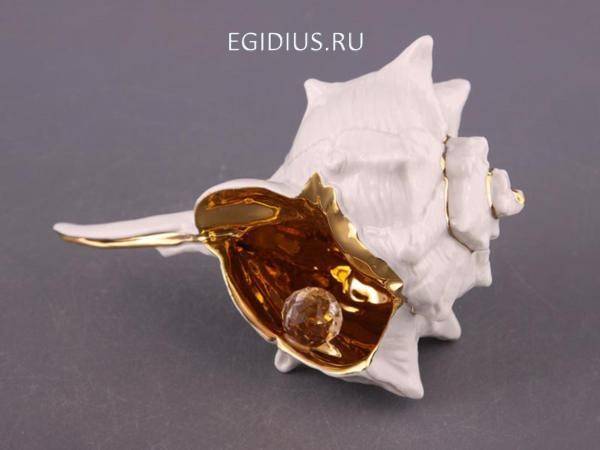 Декоративное изделие "раковина" длина=17 см. 320-701 фото 1 &mdash; Egidius.ru