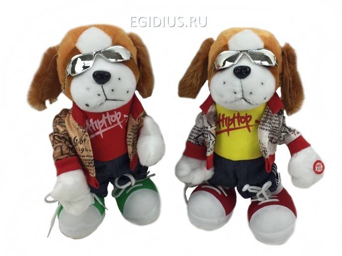 Поющая и танцующая игрушка "Собачка-хипхоп" символ 2018 года 280-794 фото 1 — Egidius.ru