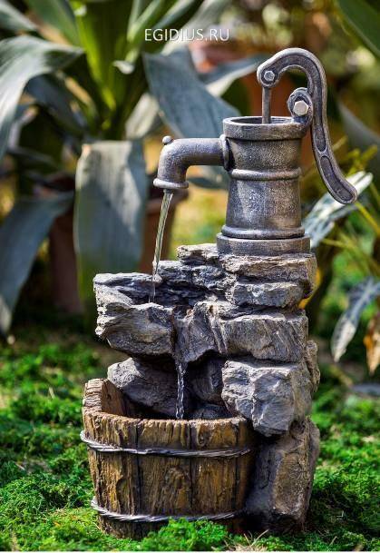 Фонтан декоративный для дачи "Колонка"  31-0600 фото 1 &mdash; Egidius.ru