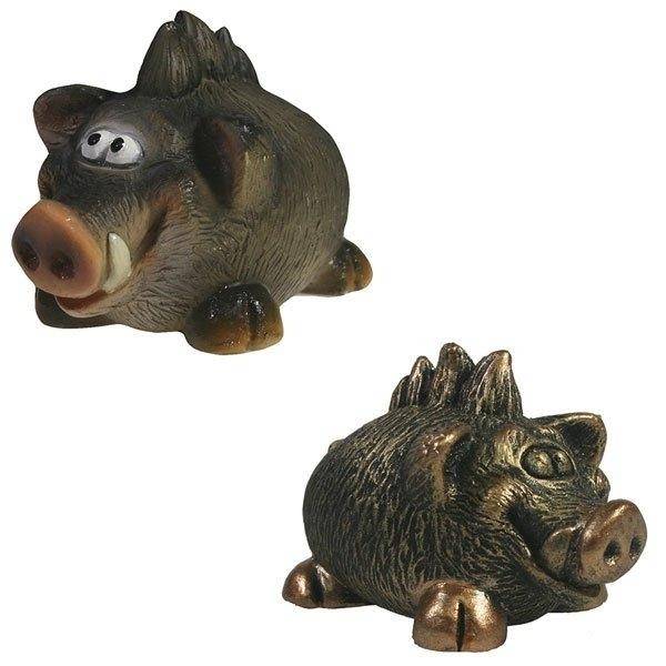 Фигура декоративная "Кабан мини", L8W5.5H6, 2 в. 82-0426 фото 1 — Egidius.ru