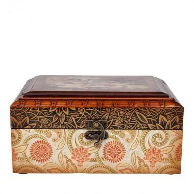 Шкатулка декоративная (для ювелирных украшений) &quot;Амуры&quot; 19,5*15*10см.  405-316 — Egidius.ru