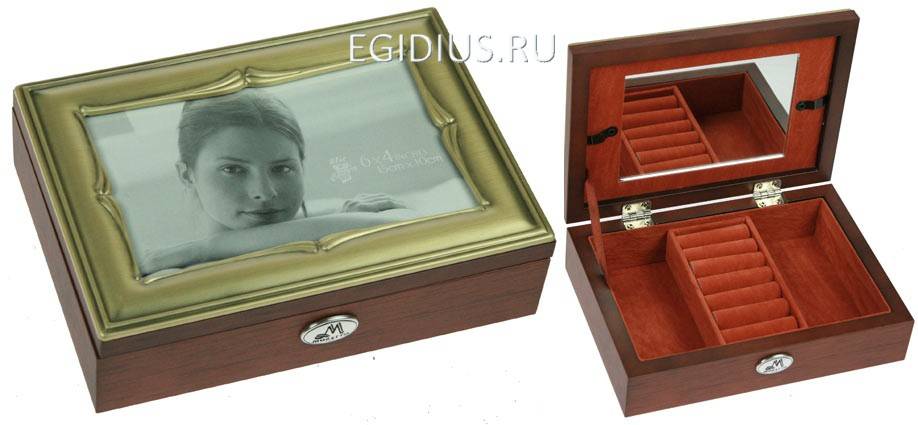Шкатулка ювелирная Moretto 18*13*5см  110-157 фото 1 &mdash; Egidius.ru