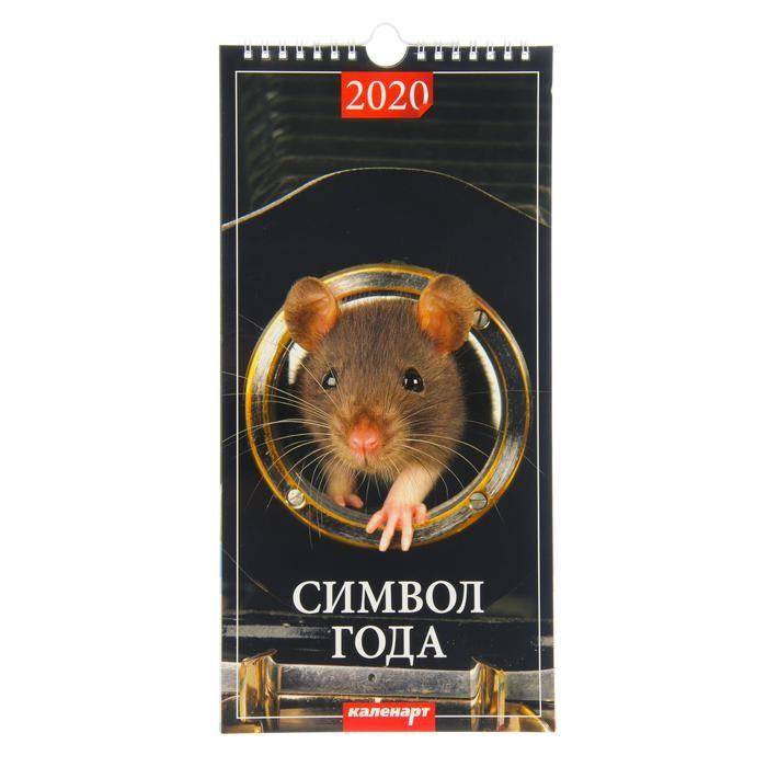 Календарь перекидной, ригель "Символ года 2" 2020 год, 16,5 х 34 см 813-220 фото 1 — Egidius.ru