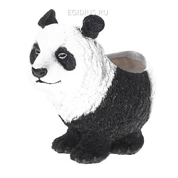 Садовое кашпо Панда, L8 W22 H20 см 81-6036 фото 1 — Egidius.ru