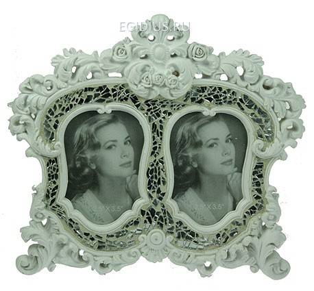 Фоторамка "Кружево" для 2-х фото  106-026 фото 1 &mdash; Egidius.ru