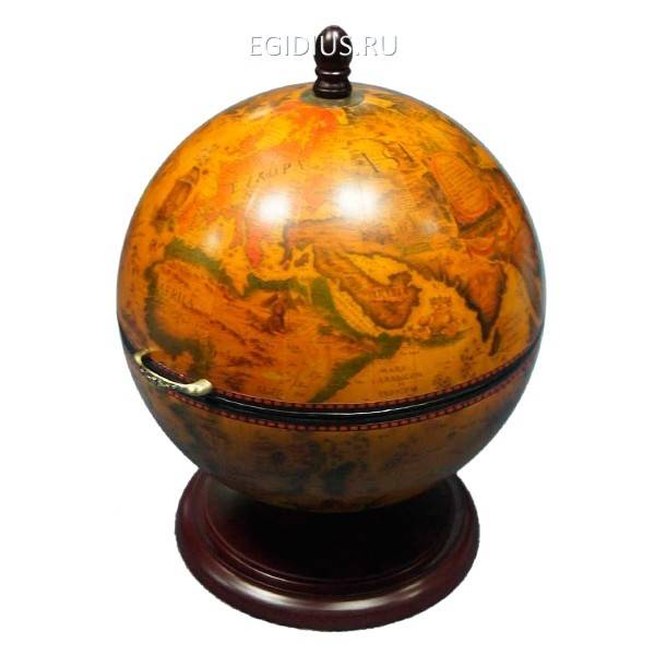 Глобус-бар, L38 W33 H48 см 81-5003 фото 1 — Egidius.ru