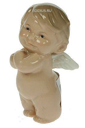 Статуэтка &quot;Ангелочек&quot;, фарфор 10см 113-013 — Egidius.ru