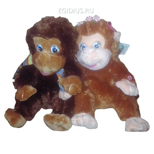 Поющая игрушка: Обезьяна "парочка" 280-739 фото 1 — Egidius.ru