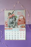 Перекидной настенный календарь на ригеле на 2023 год "Символ Года - кролик/кот/заяц  34*49см 281-457 фото 5 &mdash; Egidius.ru