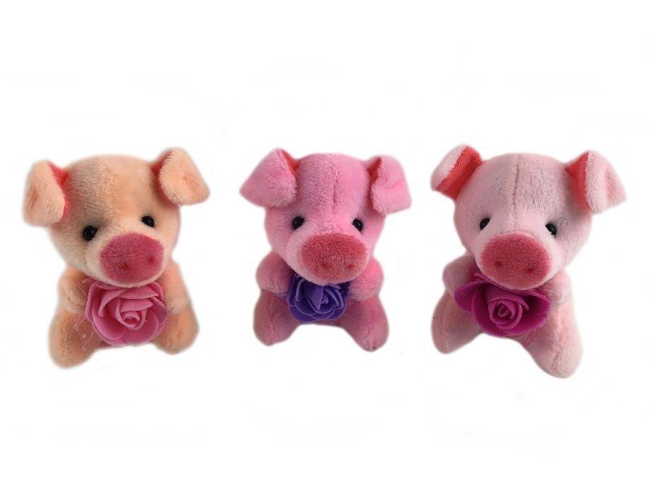Мягкая игрушка-брелок Свинка S36 8см 281-189 фото 1 — Egidius.ru