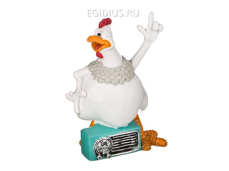 Фигурка "петух" высота=12 см.  330-807 фото 1 — Egidius.ru