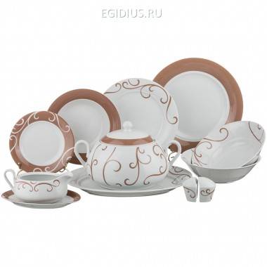 Столовый сервиз &quot;viola sk012&quot; на 6 персон 26 пр. 322-125 — Egidius.ru
