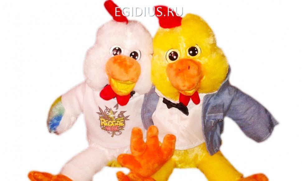 Поющая и танцующая игрушка "Петушоки курочка (песня шумел камыш)" 280-785 фото 1 — Egidius.ru