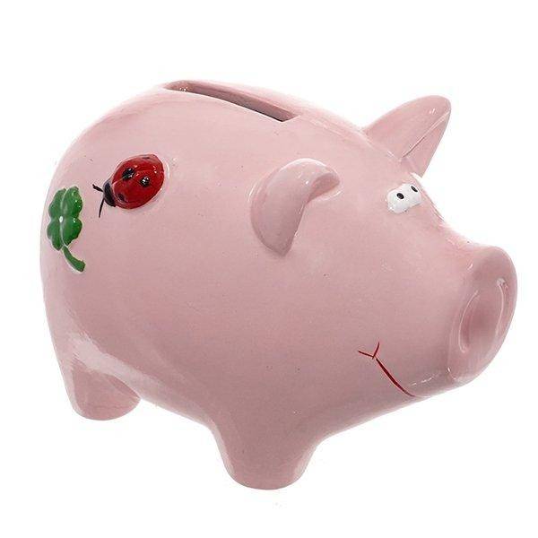 Копилка "Свинка", L11,3 W7,4 H9,3см 82-0559 фото 1 &mdash; Egidius.ru